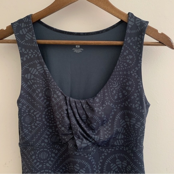 Patagonia Bandha Geometric Print Tank Top Medium Grey - Picture 2 of 7
